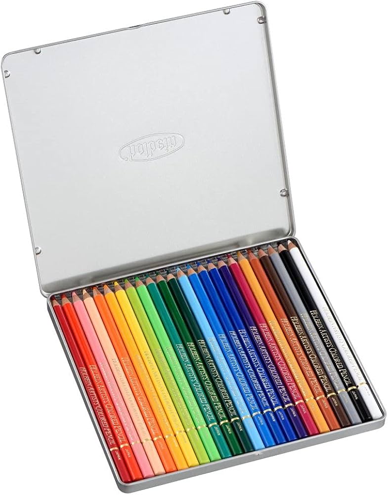 Amazon.co.jp: ホルベイン アーチスト色鉛筆 OP920 24色セット 20920