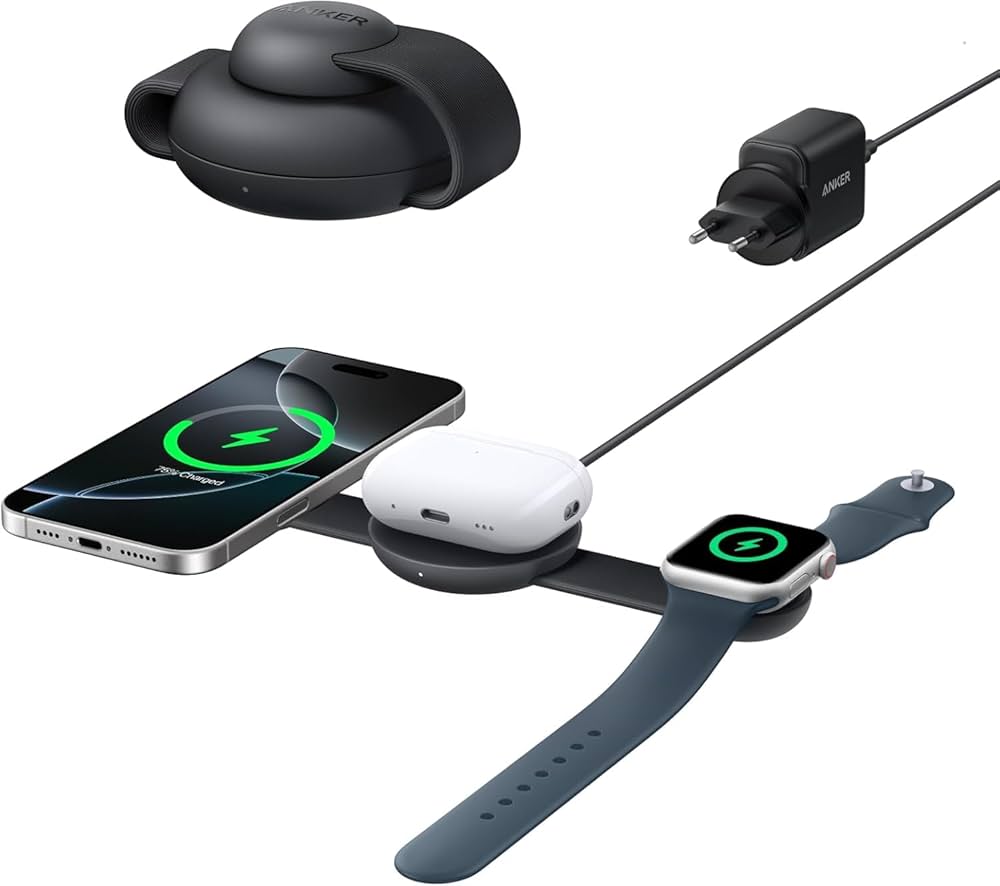 Anker MagGo 3-in-1 Wireless Charging Station , MagSafe Compatible