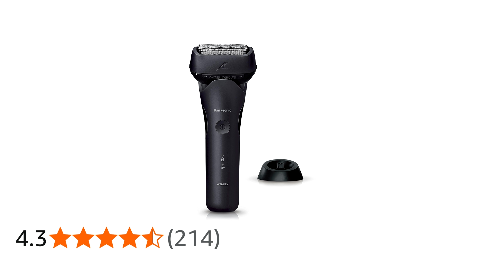 Amazon | パナソニック メンズシェーバー ラムダッシュ 3枚刃 黒 お