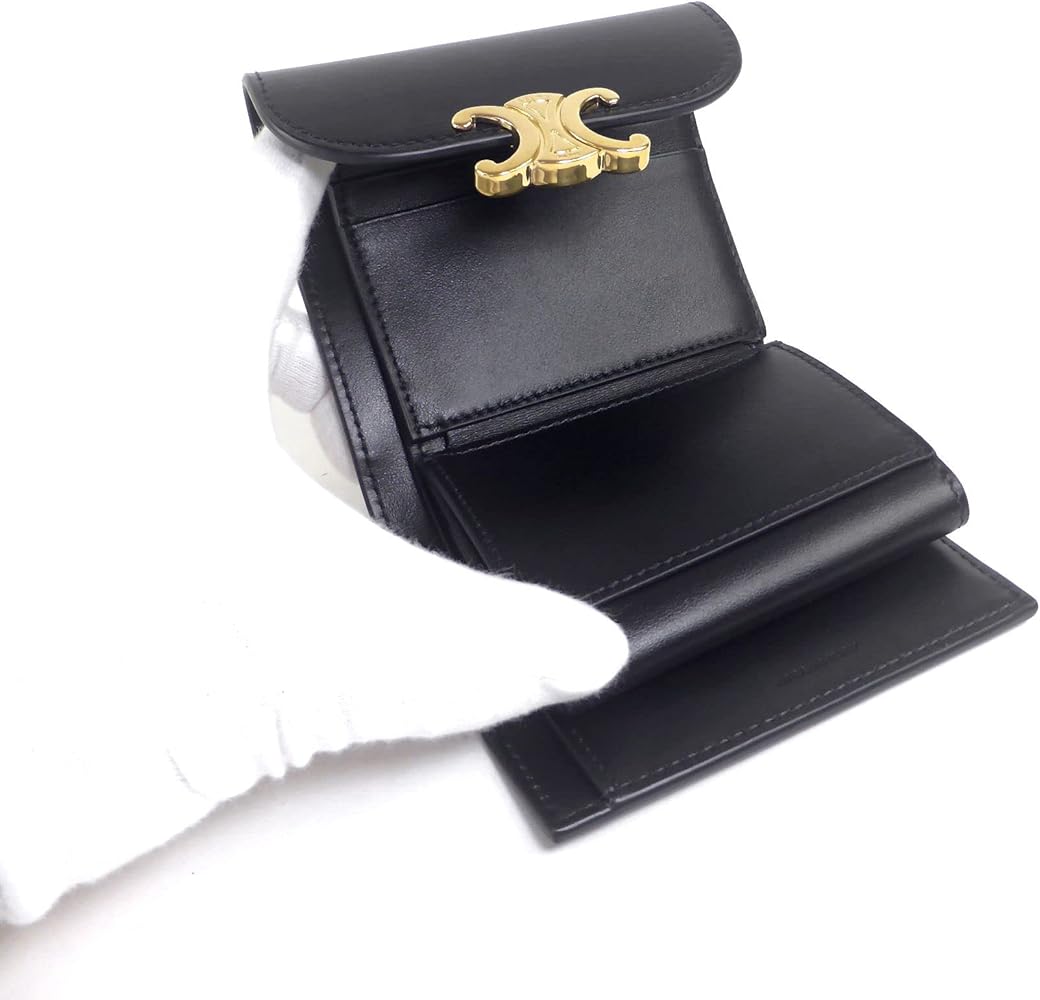 Amazon | [セリーヌ] 三つ折り財布 スモール フラップ ウォレット