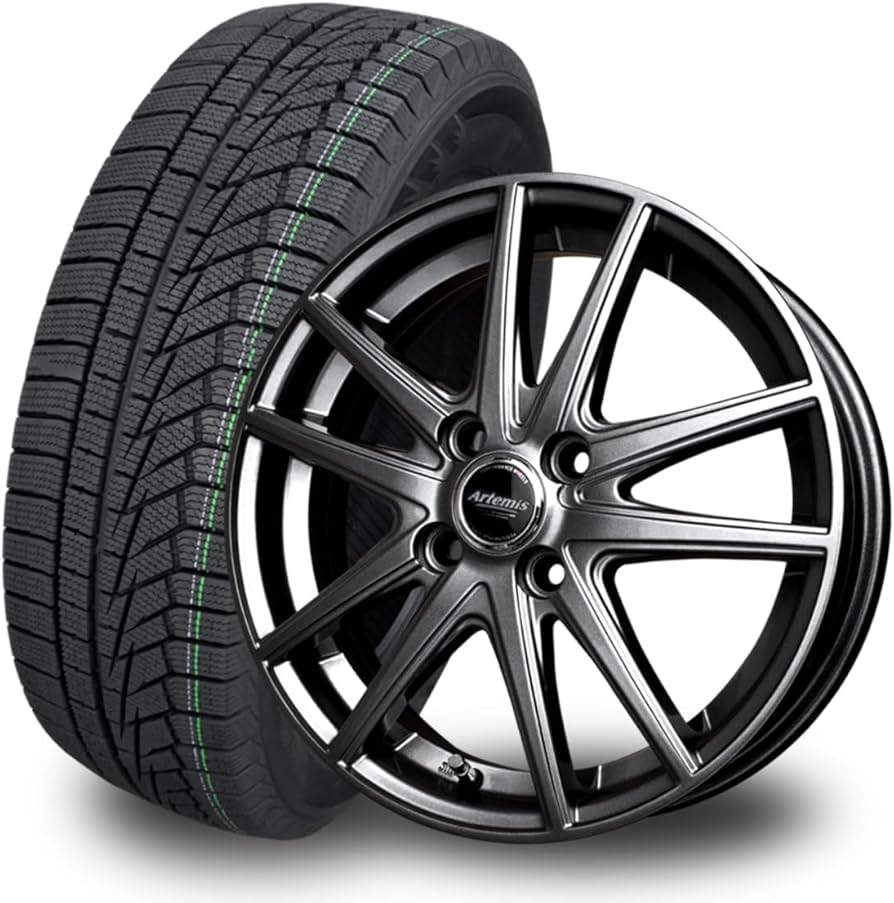 Amazon | 165/55R15 スタッドレスタイヤ＆ホイール4本セット ピクシス