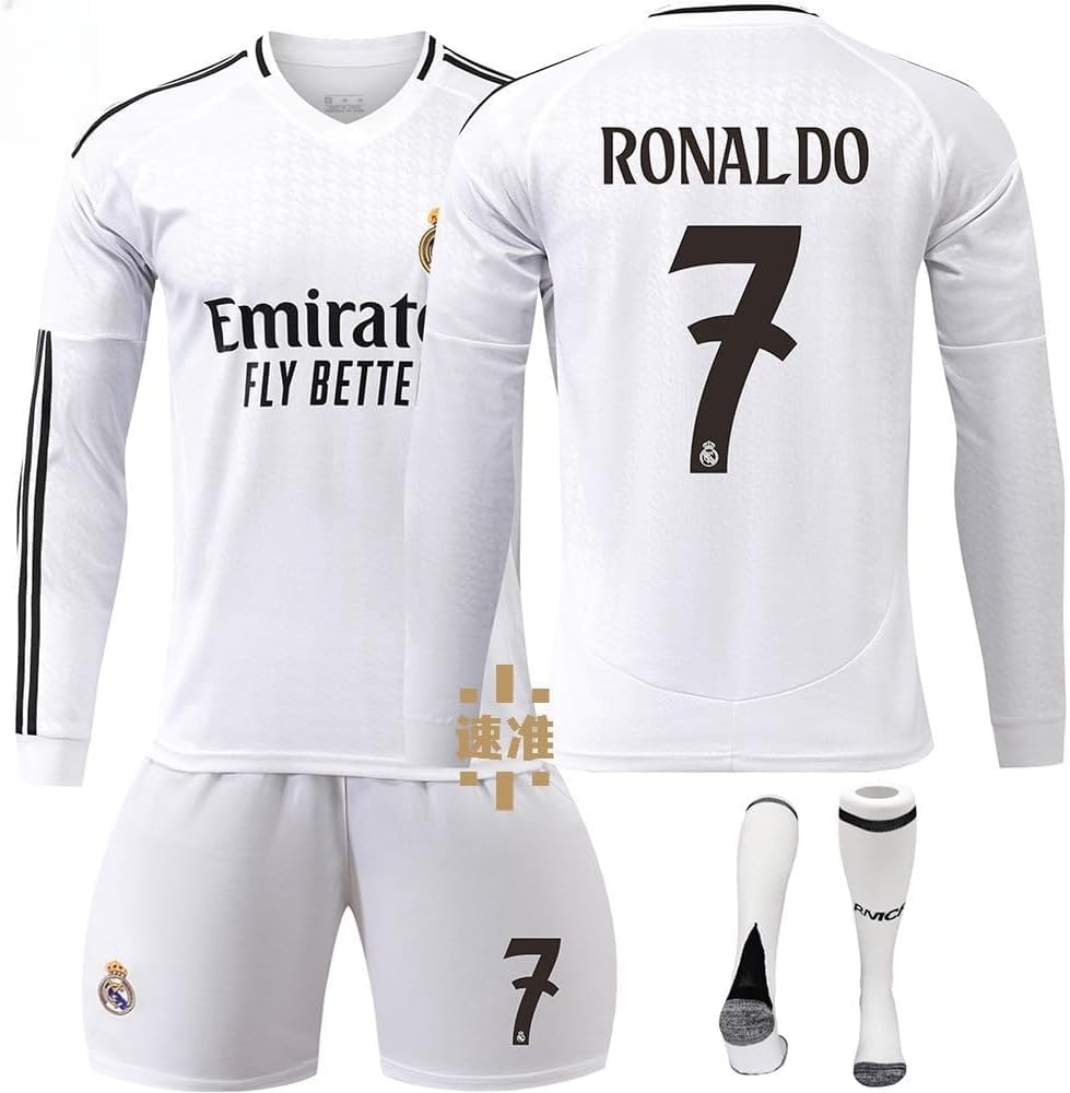 Amazon.co.jp: [HMONES] 長袖サッカー ユニフォーム 24-25 レアル