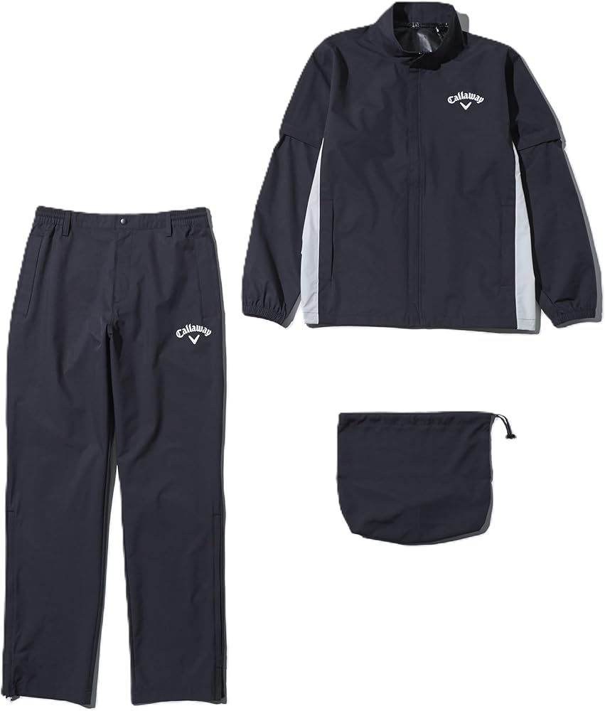 Amazon | [キャロウェイ] 定番 ゴルフセットアップ レインウェア (耐