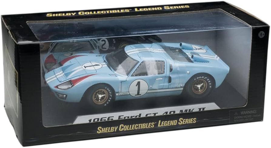 Amazon.com: Shelby Collectibles 1966 Ford GT 40 MK II RHD (Right