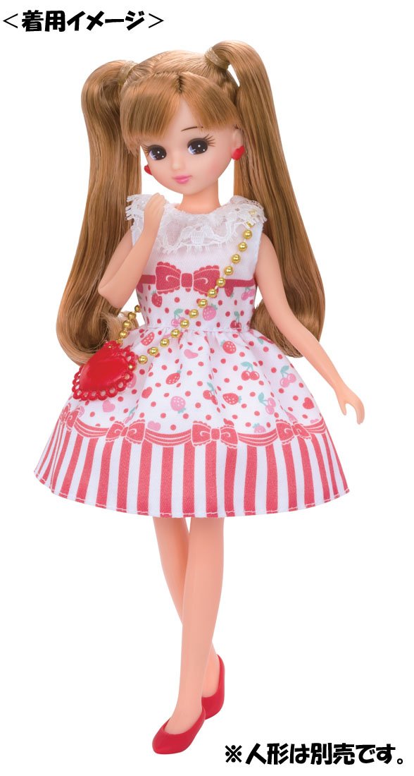 Amazon.co.jp: リカちゃん ドレス LW-03 チェリーベリー : おもちゃ