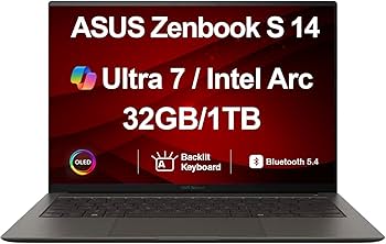 Amazon.com: ASUS Zenbook S 14 AI PC Laptop 14.0