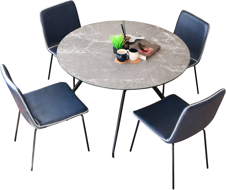 Amazon｜ダイニングセット ガラステーブル カフェテーブル ガラス天板