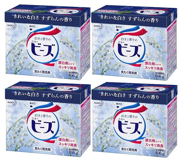 Amazon.co.jp: 花王 粉末 ニュービーズ 800g×4個 : ドラッグストア