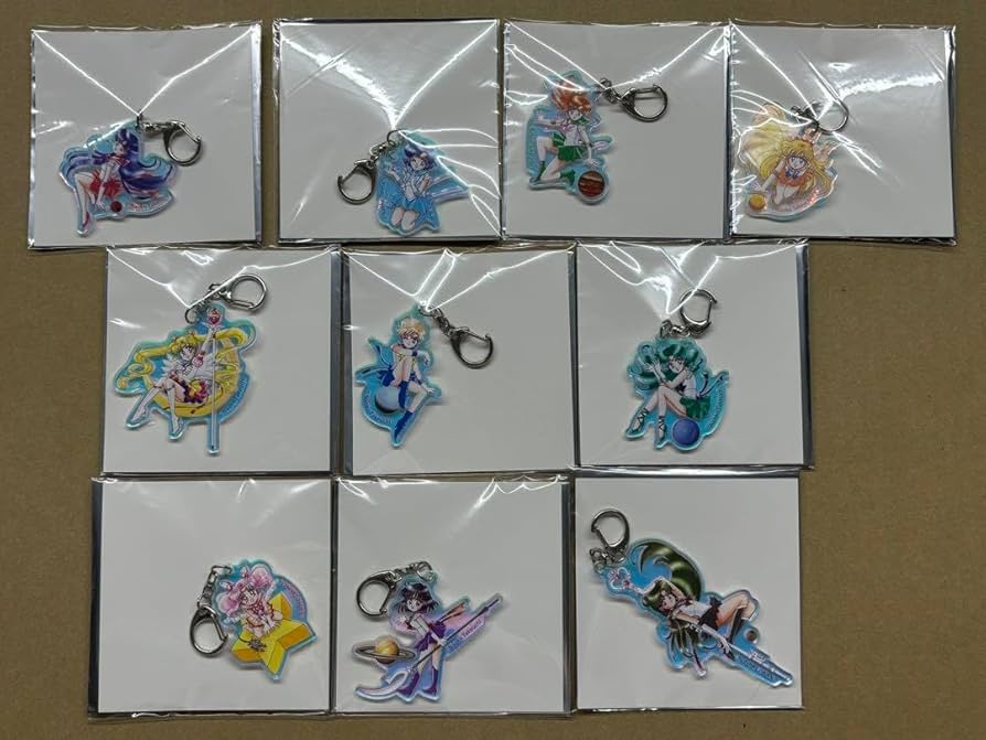 セーラームーン レゾネ展 アクリルキーホルダー コンプリートセット