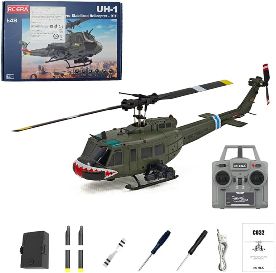 Amazon | LyGFvfuH 1/48 UH-1 ヘリコプター C032 Helicopter モデル