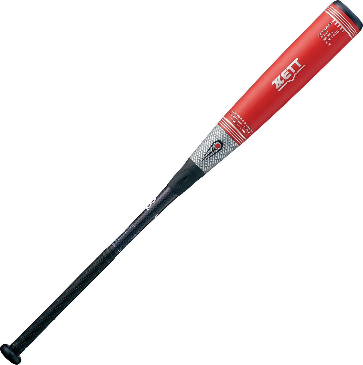 Amazon | ZETT(ゼット) 軟式バット バトルツイン 83cm シルバー×レッド