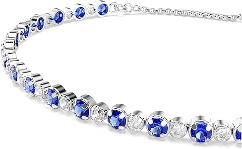 Amazon.com: Swarovski Matrix Tennis bracelet, Mixed round cuts