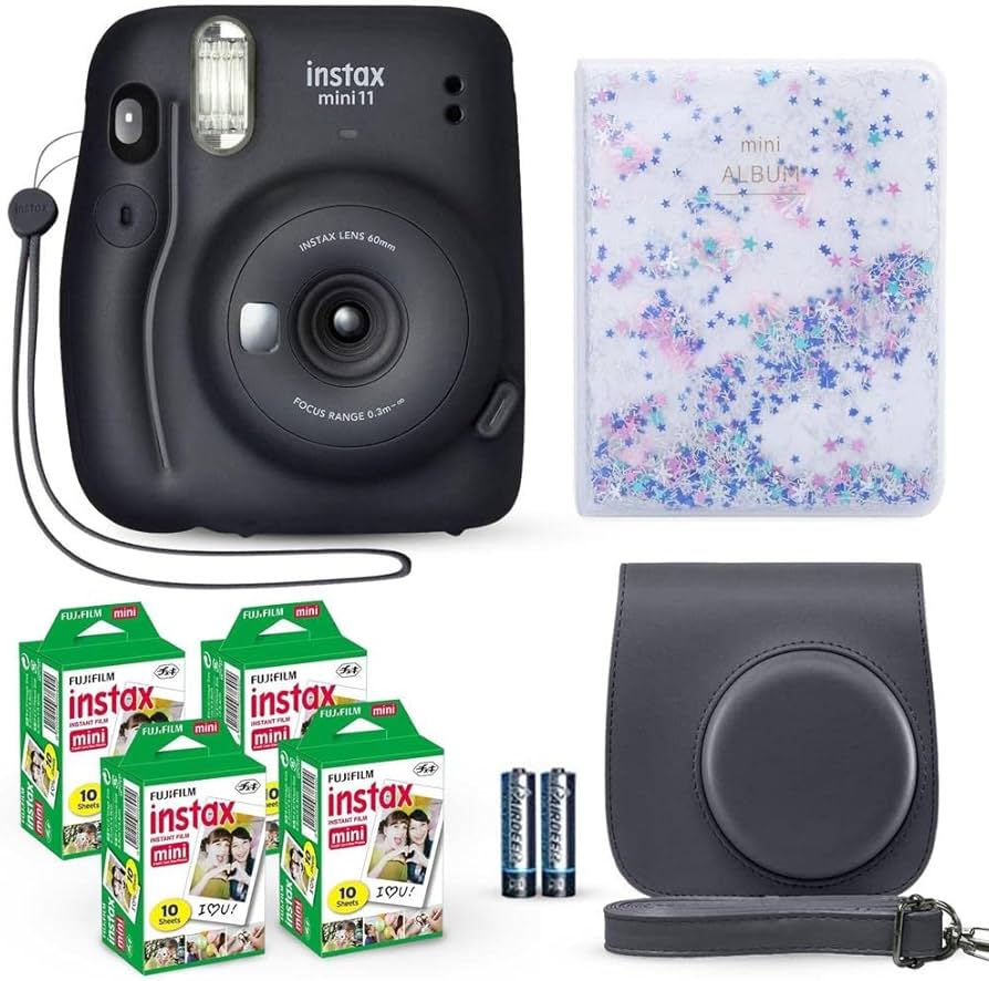 Amazon.com : Fujifilm Instax Mini 11 Instant Camera Charcoal Gray