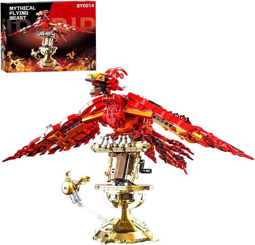 Amazon.com: APAWR 938 Pieces Phoenix Building Set, Magic Potter