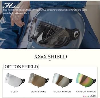 Amazon | 【RIDEZ(ライズ)】 Xヘルメット、XXヘルメット専用 SHIELD