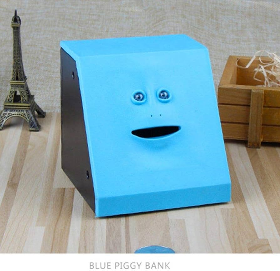 Amazon.co.jp: お金を食べるフェイスボックス かわいい フェイスバンク