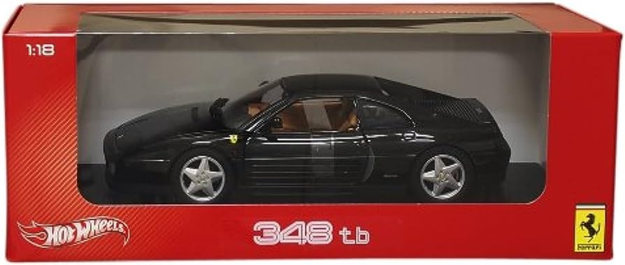 Ferrari 348 1/18 ホットウィール 箱無 Miniatura Carro Ferrari 348