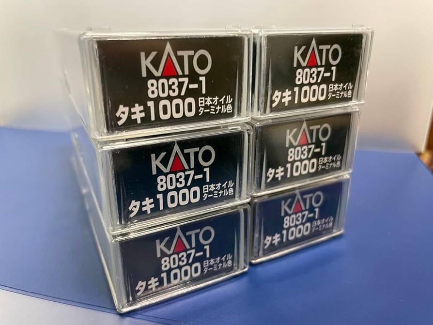 Amazon.co.jp: KATO 8037-1 タキ1000 日本オイルターミナル色 6両