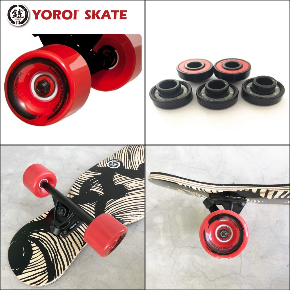 Amazon | ヨロイ SKATEBOARD JUJU 45インチ ロングスケートボード
