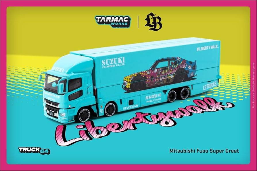 Amazon | TARMACWORKS 1/64 Mitsubishi Fuso Super Great LB-TRUCKS