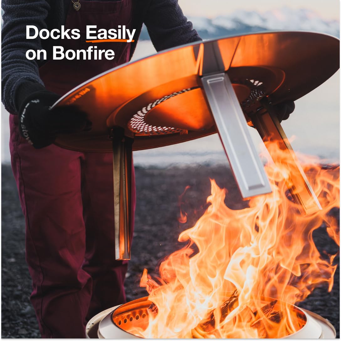 Amazon.com: Solo Stove Bonfire Heat Deflector - Enhance Warmth and