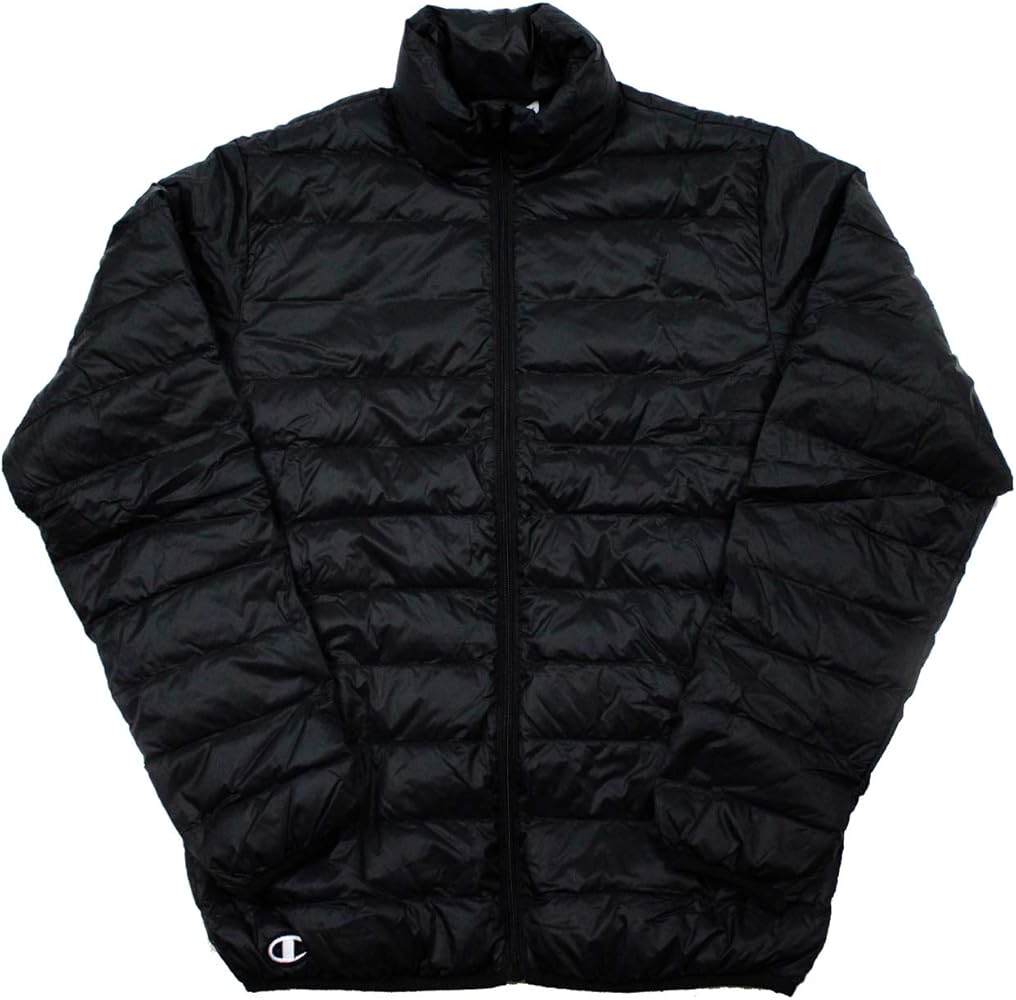 Amazon | [チャンピオン] ダウン ジャケット DOWN JACKET BLACK M