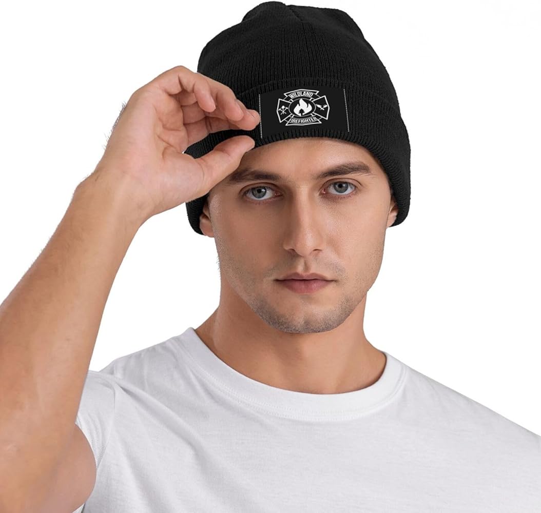 Amazon.com: Wildland Firefighter Maltese Cross Beanie Hat Unisex
