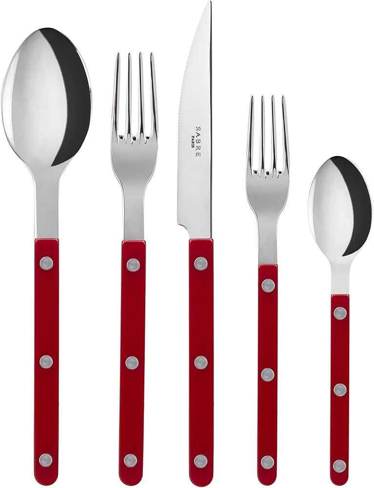 Amazon.com | SABRE PARIS - 20-Piece Flatware Set for 4 - Bistrot