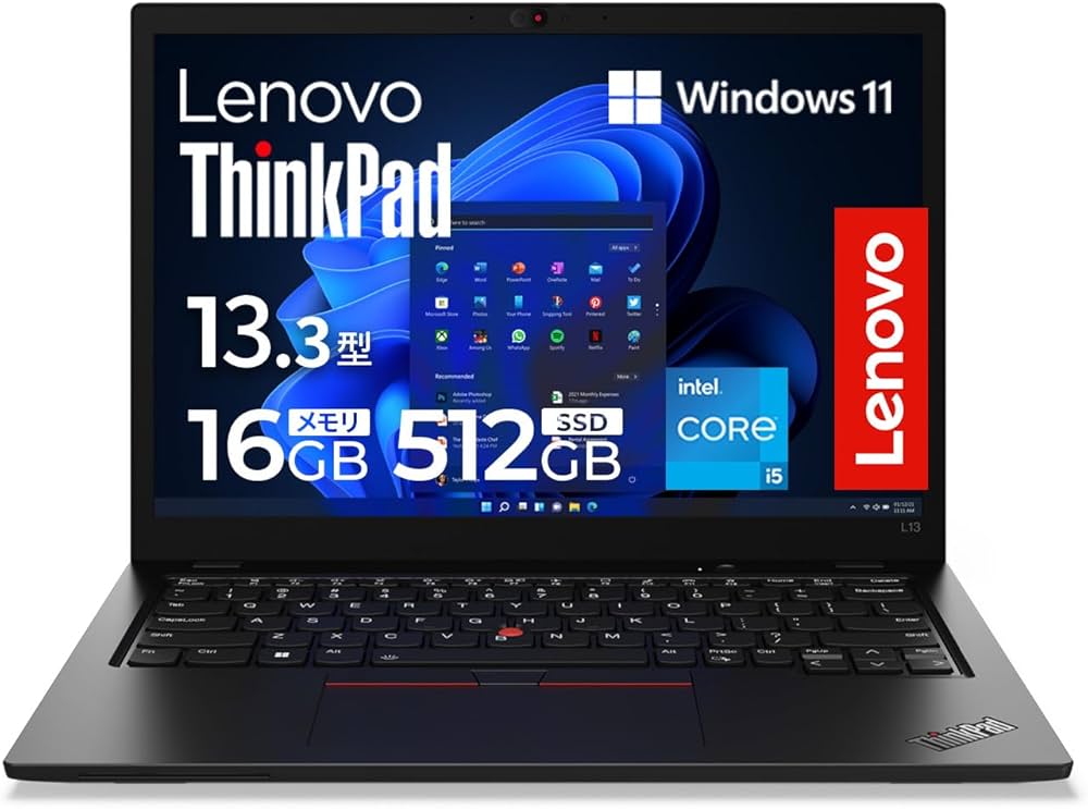 Amazon.co.jp: 【公式】Lenovo ThinkPad L13 Gen 3 ノートパソコン