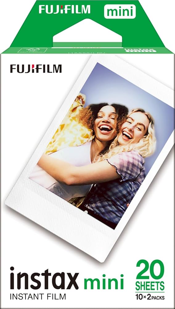 Amazon.com : Fujifilm INSTAX Mini Instant Film Twin Pack (White