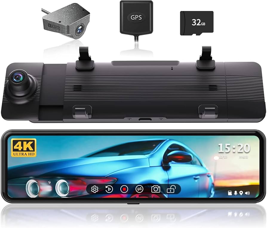 Amazon.co.jp: REDTIGER T700ドライブレコーダー ミラー型 4K 前後