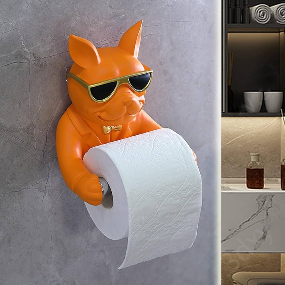 Amazon | ブルドッグ トイレットペーパーホルダー タオル掛け ペーパー