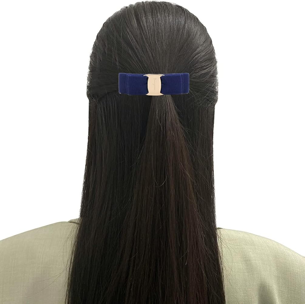 Amazon | [フェラガモ] バレッタ アクセサリー ヴァラ リボン バレッタ