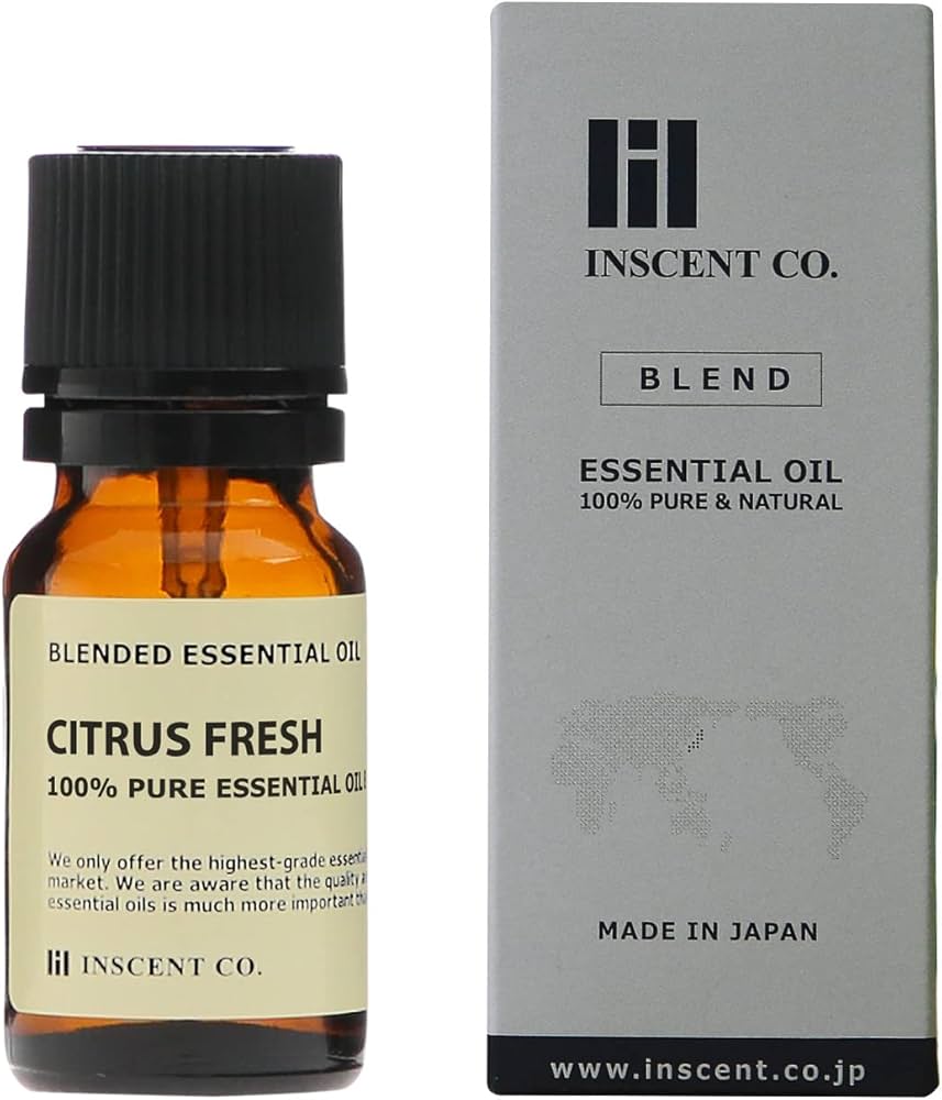 Amazon.co.jp: シトラスフレッシュ 10ml アロマ ブレンド インセント