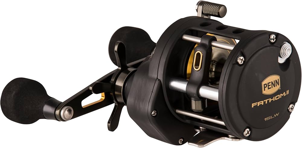 Amazon | PENN Fathom I & II Level Wind Conventional Fishing Reel