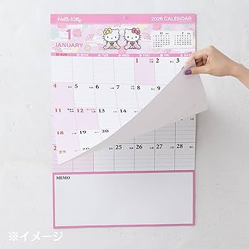 Amazon.co.jp: サンリオ(SANRIO) 書き込みカレンダー 2026 ハロー