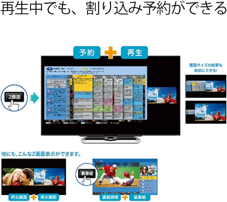 Amazon | シャープ 500GB 2チューナー AQUOS ブルーレイレコーダー BD