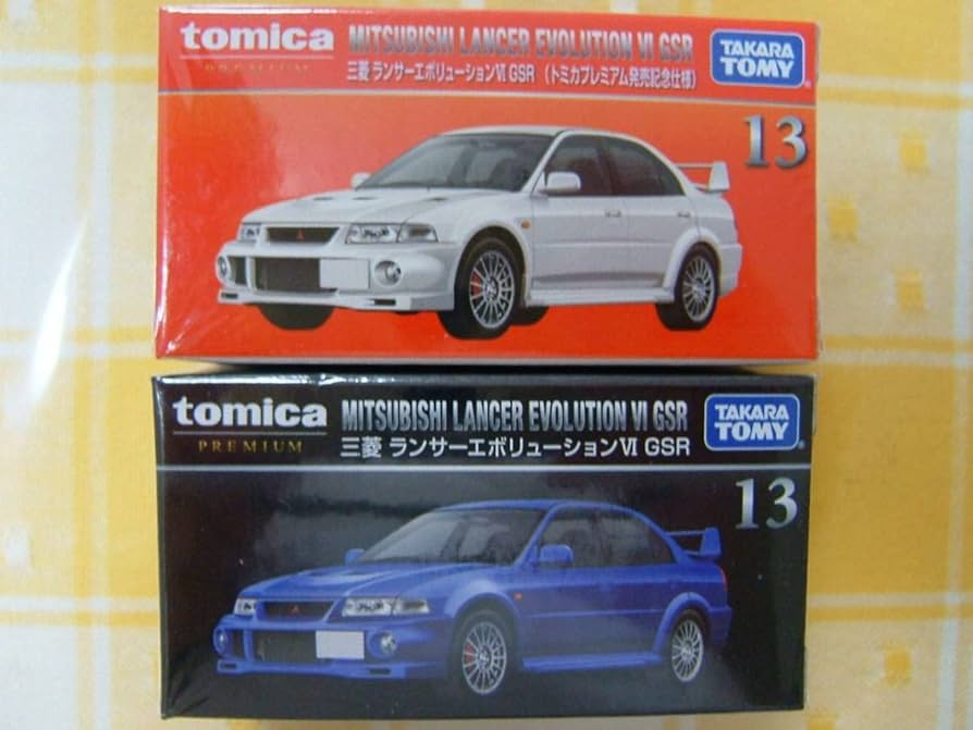 Amazon.co.jp: トミカプレミアム 13 三菱 ランサーエボリューションⅥ