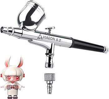 Amazon | VIAEON エアブラシ ハンドピース エアーブラシ 0.2mm え