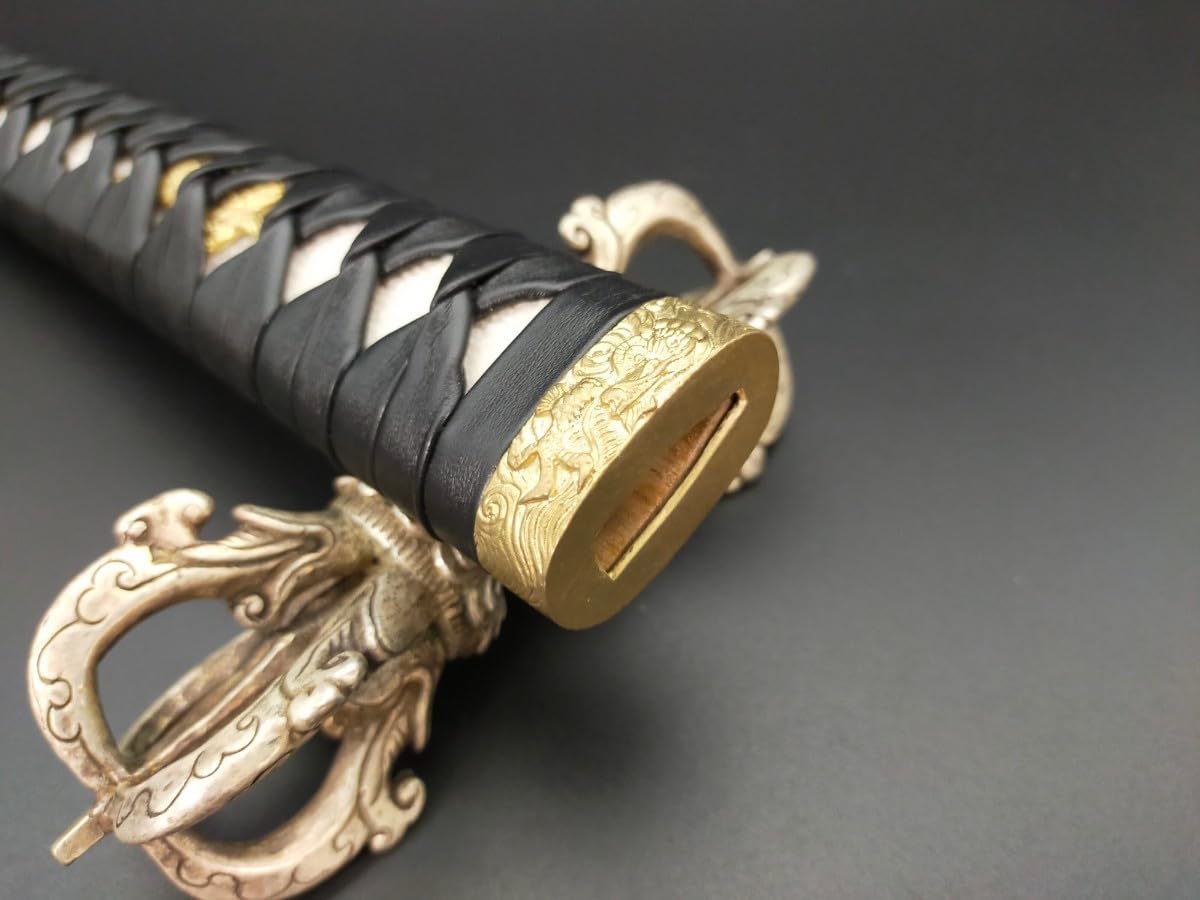 本格居合刀】定寸 2尺3寸5分 柄長26cm 黒木綿巻 本格居合刀】定寸 2尺3