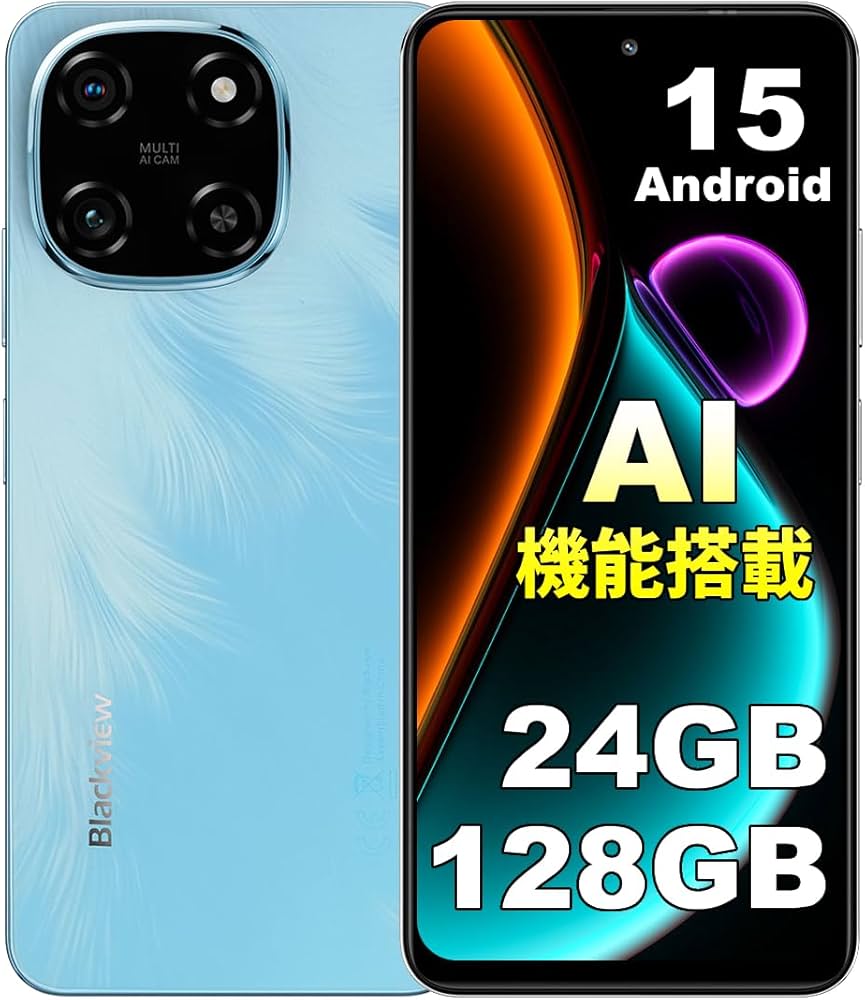 Amazon | Blackview COLOR 6 スマートフォン本体 SIMフリー｜AI機能
