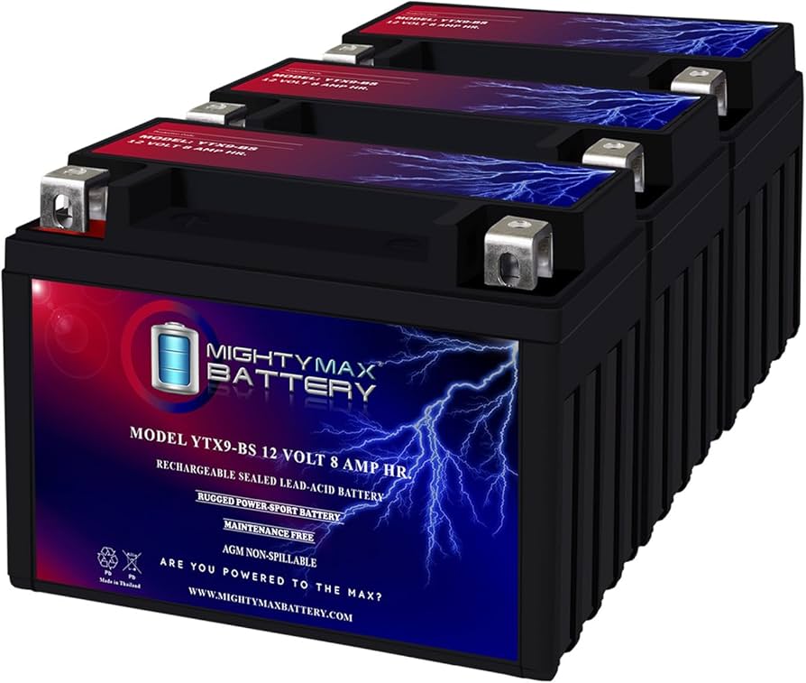 Amazon.com: Mighty Max Battery YTX9-BS Battery Replacement for