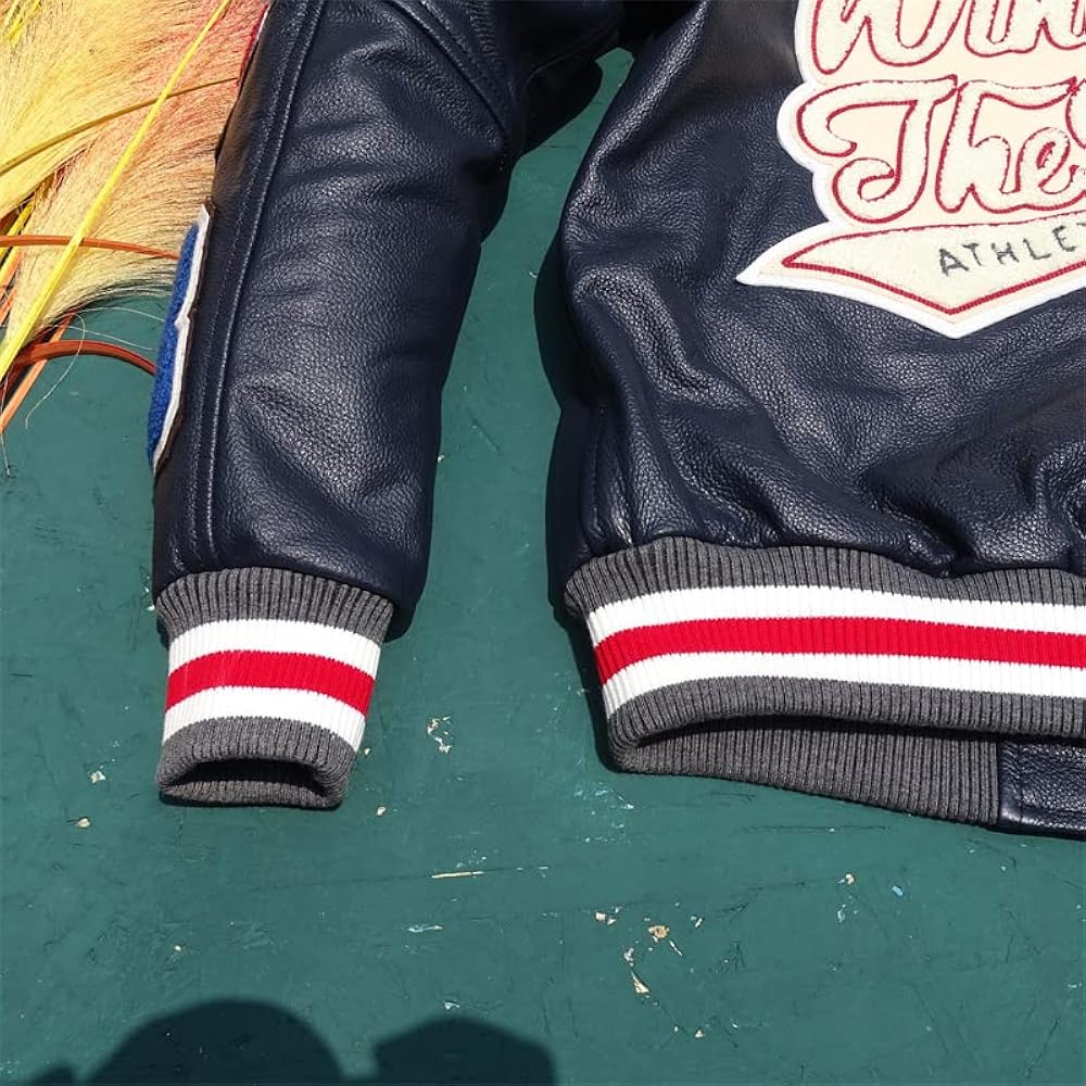 Amazon | 限定 Classic 本革 レトロ ワッペン仕様 レザー スタジャン