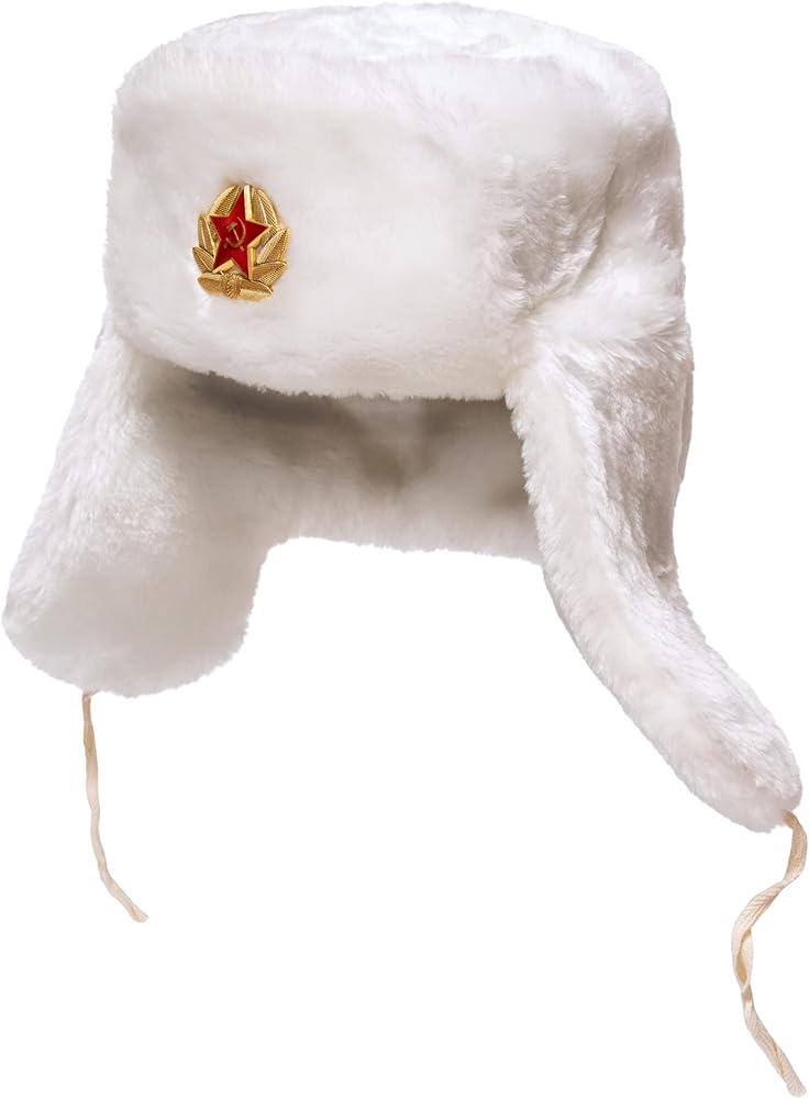 Amazon.com: BELEON Ushanka Russian Fur Hat - Soviet Army Trapper
