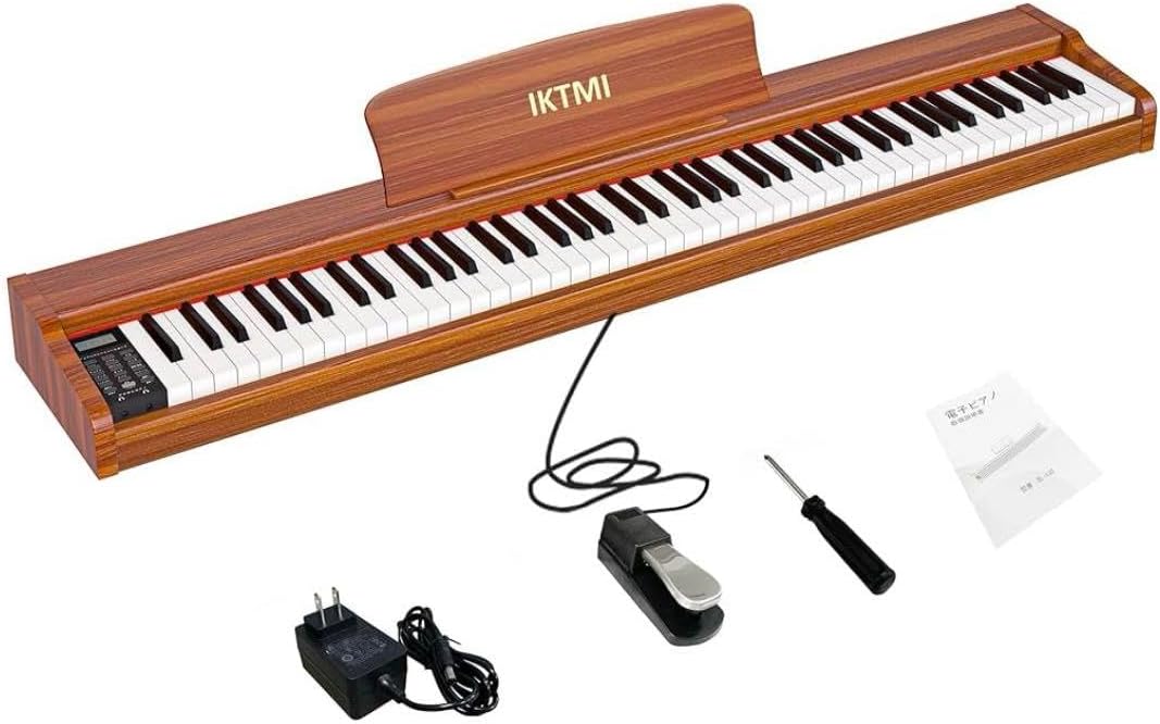 5/31限定価格❤️電子ピアノ 88鍵盤 カウンターウェイト鍵盤 木製 MIDI
