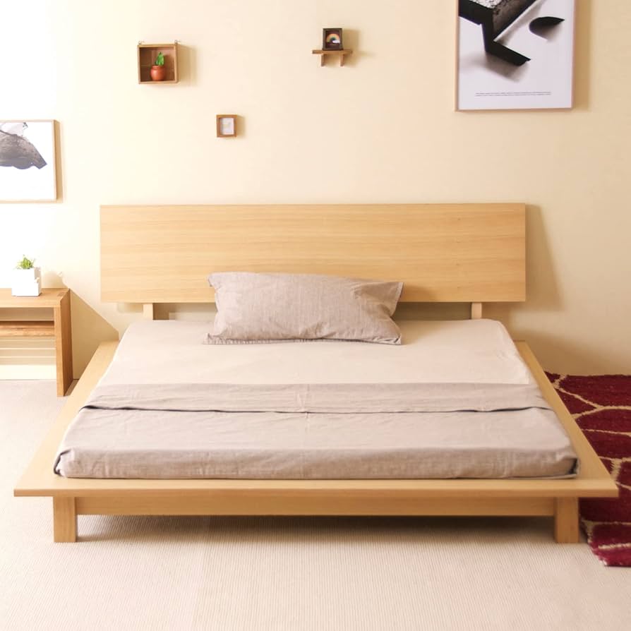 Amazon｜「木製ローベッドフレーム THETA（シータ）」 天然木 ベッド