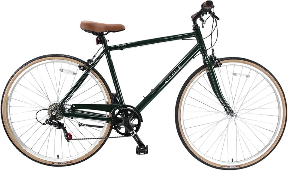 Amazon | 【クロスバイク】TRAVEL AIR FILE 自転車 軽量アルミフレーム