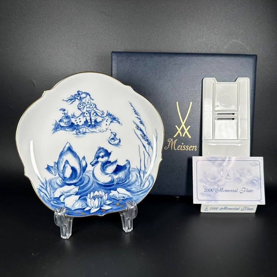 マイセンメモリアルプレート2000「アヒルがみんな」美品 Amazon.co.jp