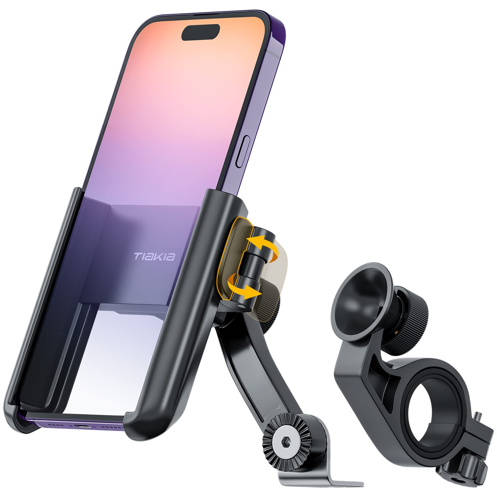Amazon.co.jp: Tiakia 自転車/バイク スマホホルダー 原付 携帯