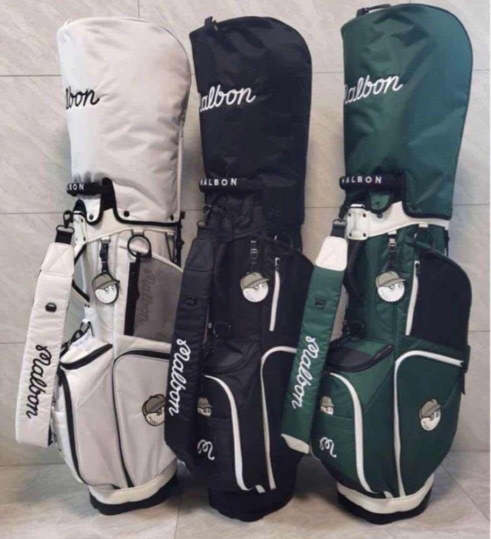 Malbon Golf キャディバッグ と ヘッドカバー(クラブは含みません